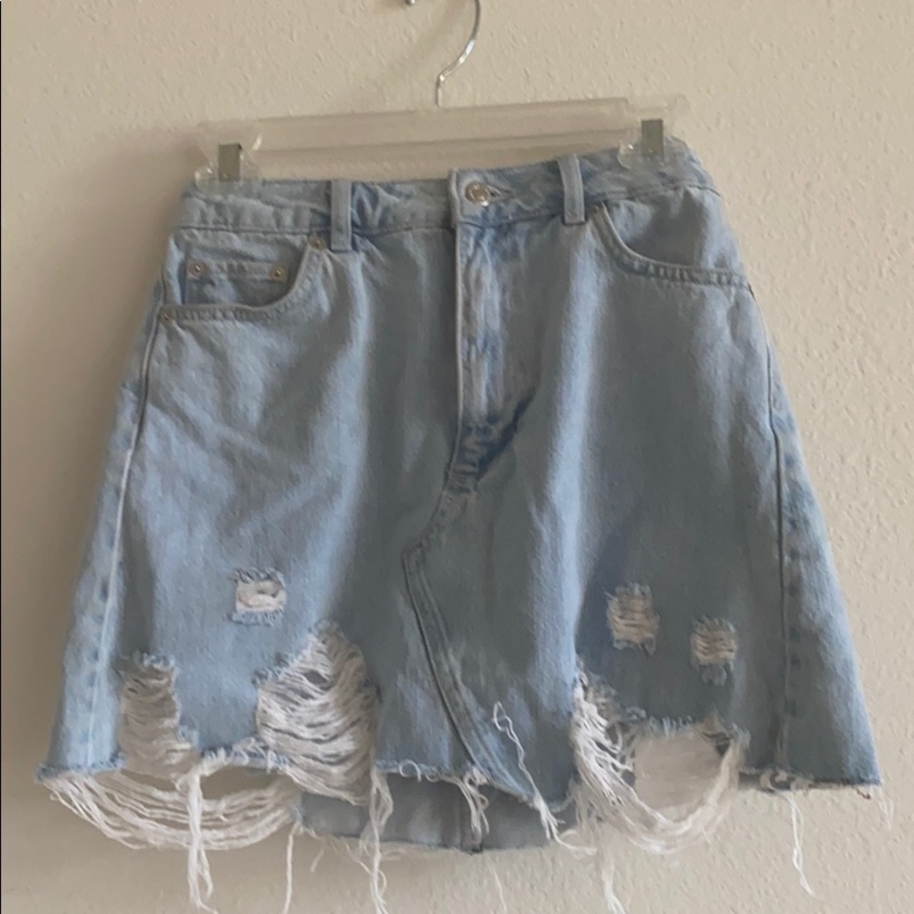 TopShop denim skirt